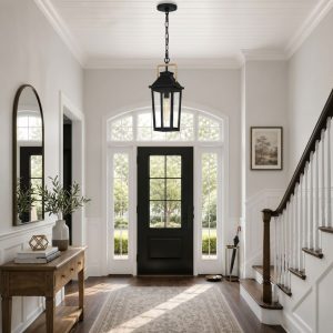 Image of a pendant in an entryway