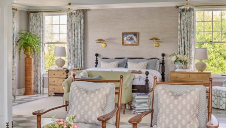 Reading Lights & Nightstand Alternatives_ Modern Bedroom Headboard Lighting – Hero Image of a bedroom with lighting all around the frame